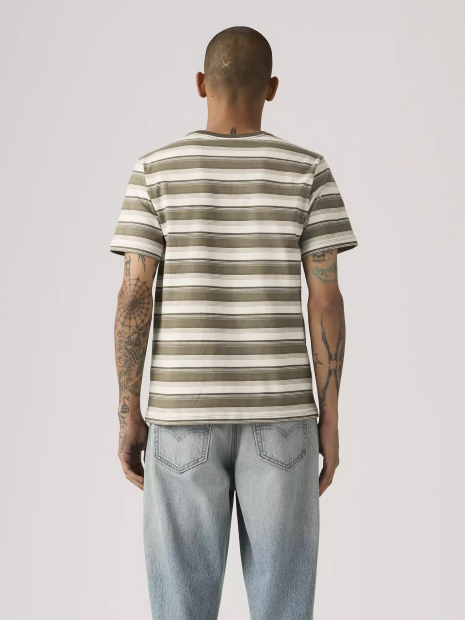 Футболка мужская Levi's с логотипом 1162246795 (Коричневый/Молочный L)