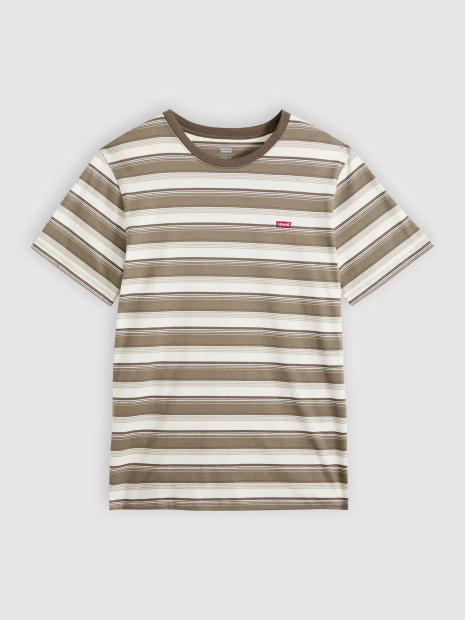 Футболка мужская Levi's с логотипом 1162246795 (Коричневый/Молочный L)