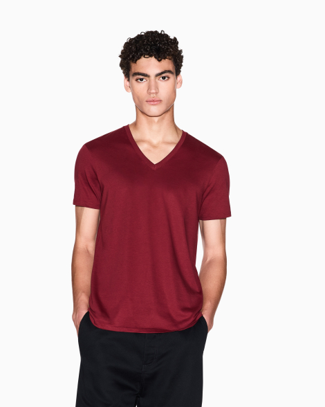 Чоловічі футболки Armani Exchange 1162252346 (Бордовий L)