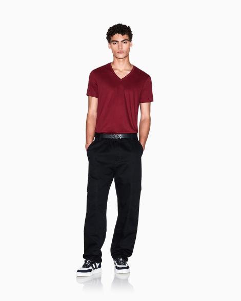 Чоловічі футболки Armani Exchange 1162252346 (Бордовий L)