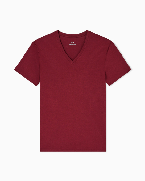 Чоловічі футболки Armani Exchange 1162252346 (Бордовий L)