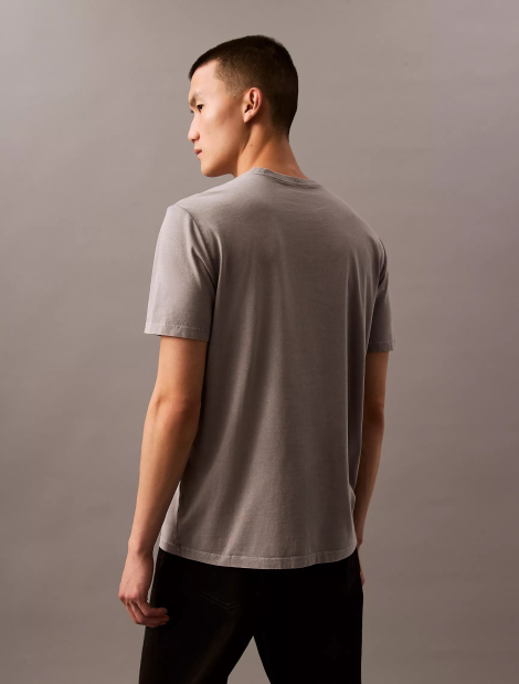 Мужская футболка Calvin Klein с логотипом 1162533476 (Серый XL)