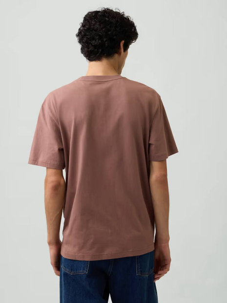 Мужская футболка GAP с логотипом 1162582085 (Коричневый L)