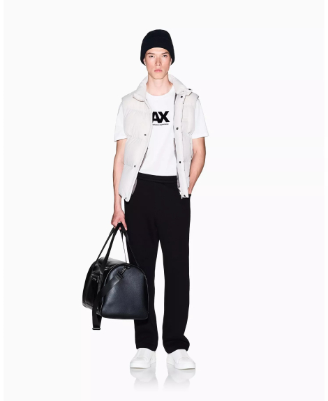 Чоловічі футболки з логотипом Armani Exchange 1162615844 (Білий XL)