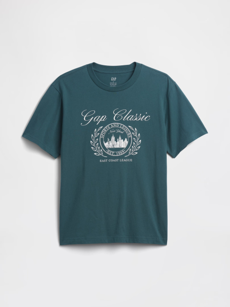 Чоловічі футболки GAP з логотипом 1162628902 (Зелений XL)