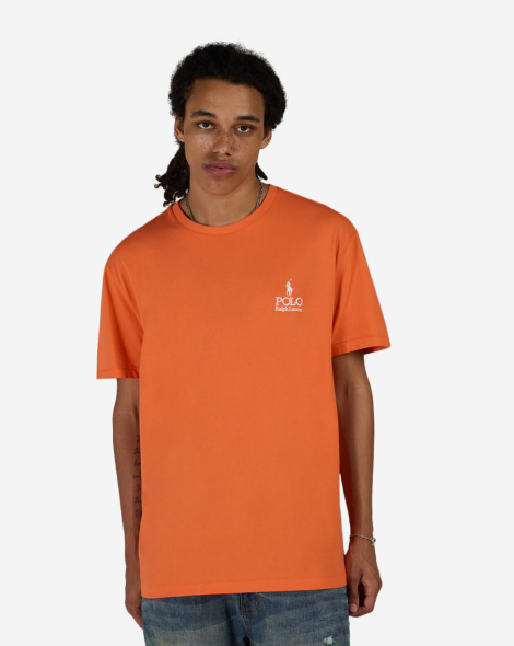 Мужская футболка Polo Ralph Lauren с вышитым логотипом 1162631850 (Оранжевый XL)