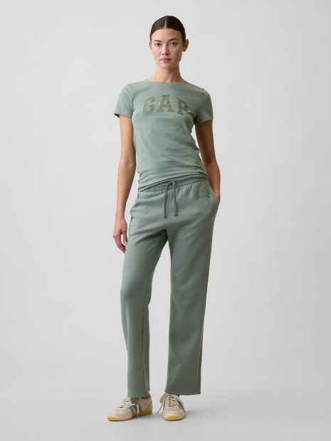 Женская футболка GAP с логотипом 1162654561 (Зеленый XL)