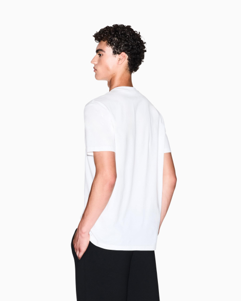 Мужская футболка Armani Exchange с принтом 1162697194 (Белый L)