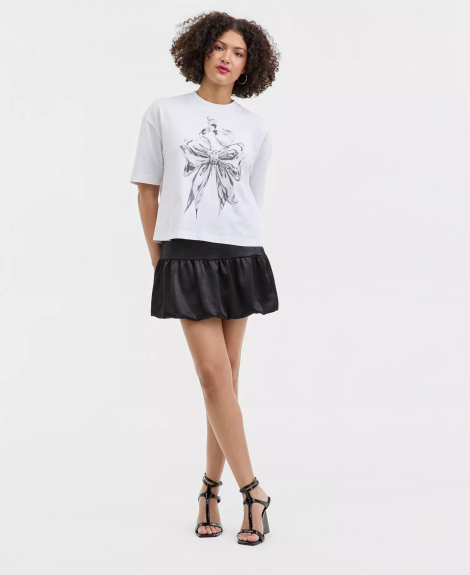 Женская футболка GUESS с принтом 1162707322 (Белый XS)
