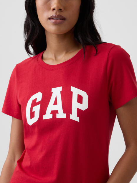 Женская футболка GAP 1162915563 (Красный XL)