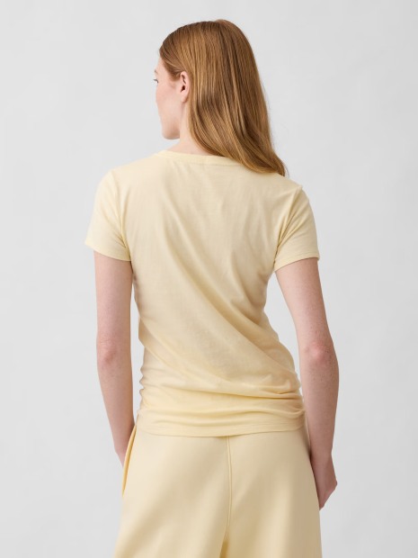 Женская футболка GAP 1162941560 (Желтый XS)
