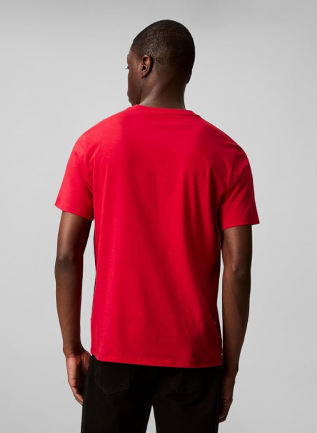 Мужская футболка Calvin Klein с логотипом 1162976589 (Красный M)