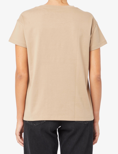 Женская футболка Armani Exchange 1163237005 (Бежевый S)