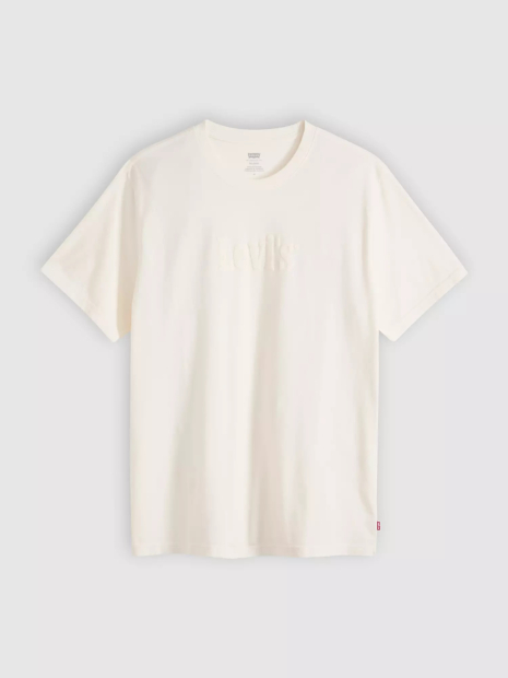 Чоловічі футболки з логотипом Levi's 1163296009 (Молочний XL)
