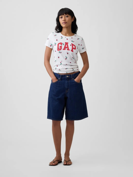 Жіноча футболка GAP з принтом 1163391508 (Білий XL)