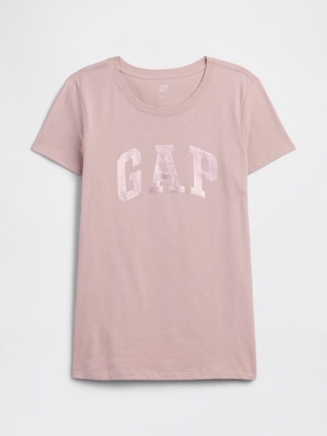Женская футболка GAP с логотипом 1163445730 (Розовый XS)