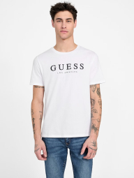 Мужская футболка Guess с логотипом 1159844790 (Белый M)