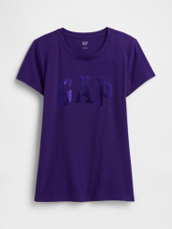 Жіноча футболка GAP з логотипом 1159836684 (Фіолетовий M)