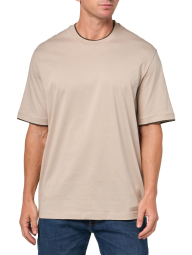 Мужская футболка Armani Exchange 1159838264 (Бежевый L)