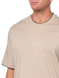 Мужская футболка Armani Exchange 1159838264 (Бежевый L)