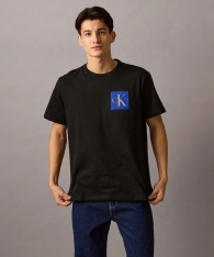 Чоловічі футболки з логотипом Calvin Klein 1159838309 (Чорний M)