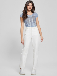 Женская футболка GUESS с принтом и стразами 1159841518 (Синий XS)