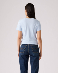 Женская футболка Levi's с принтом 1159838590 (Голубой S)