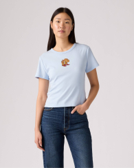 Женская футболка Levi's с принтом 1159841873 (Голубой M)