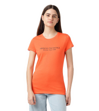 Женская футболка Armani Exchange с логотипом 1159838703 (Оранжевый XS)