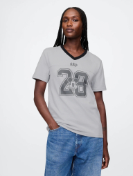 Женская футболка GAP 1159838747 (Серый S)