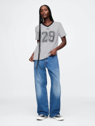 Жіноча футболка GAP 1159838747 (Сірий S)