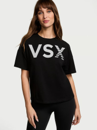 Жіноча футболка VSX Victoria's Secret 1159838863 (Чорний L)