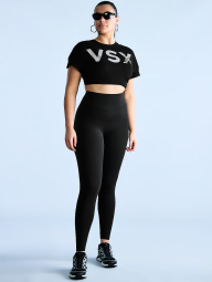 Жіноча футболка VSX Victoria's Secret 1159840309 (Чорний XS)