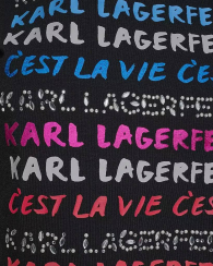 Женская футболка Karl Lagerfeld Paris с логотипом 1159839293 (Черный M)