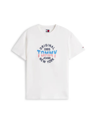 Футболка мужская Tommy Hilfiger с логотипом 1159839823 (Молочный XXL)