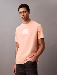 Мужская футболка Calvin Klein с логотипом 1159840239 (Оранжевый L)