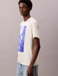 Мужская футболка Calvin Klein с принтом 1159840296 (Зеленый L)