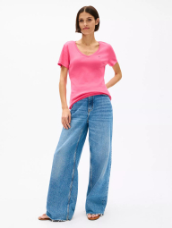 Футболка женская Tommy Hilfiger с логотипом 1159840353 (Розовый XS)