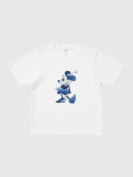 Футболка UNIQLO с рисунком Disney in Blue 1159840382 (Белый XXL)