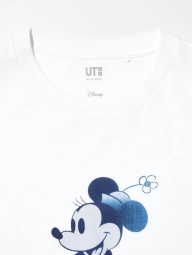 Футболка UNIQLO с рисунком Disney in Blue 1159840382 (Белый XXL)