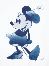 Футболка UNIQLO с рисунком Disney in Blue 1159840382 (Белый XXL)