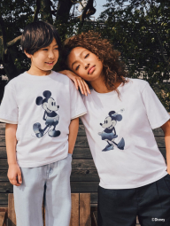 Футболка UNIQLO с рисунком Disney in Blue 1159840382 (Белый XXL)
