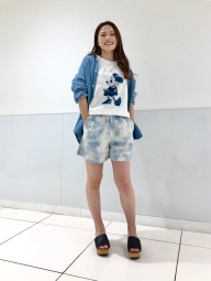 Футболка UNIQLO с рисунком Disney in Blue 1159840382 (Белый XXL)