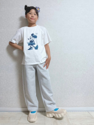 Футболка UNIQLO с рисунком Disney in Blue 1159840382 (Белый XXL)