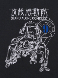 Футболка UNIQLO SF Anime UT Graphic с принтом Ghost In The Shell 1159840397 (Черный XS)