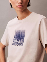 Женская футболка Calvin Klein с логотипом 1159840497 (Бежевый XS)
