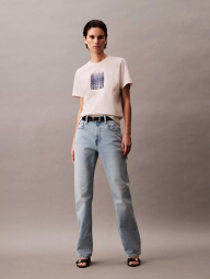 Женская футболка Calvin Klein с логотипом 1159840497 (Бежевый XS)