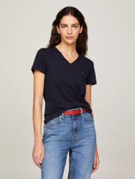 Футболка женская Tommy Hilfiger с логотипом 1159840633 (Синий S)