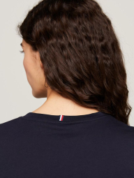 Футболка женская Tommy Hilfiger с логотипом 1159840633 (Синий S)