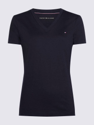 Футболка женская Tommy Hilfiger с логотипом 1159840633 (Синий S)